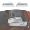 Silver Side Rearview Mirror Cover Trim For Chevy Silverado GMC Sierra 2014~2018