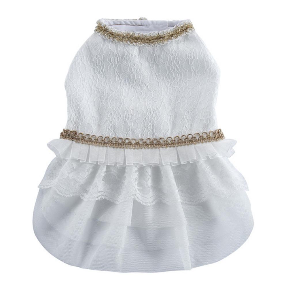25 Years Old New Sweetheart Princess Dress Cross-border Pet Teddy Dog Cat Bow Gauze Dress Evening Dress