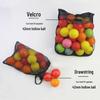 Durable Nylon Mesh Golf Drawstring Bag with Velcro for Easy Storage and Anti-Aging Protection