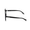 CHANEL Logo Irregular Sunglasses Women's Black