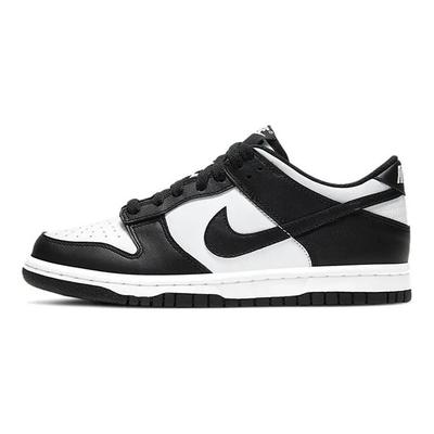 Dunk Low Retro Antiderrapante Amortecimento Cano Baixo Tênis de Skate Infantil Unissex Tênis de Skate Preto Branco CA1570-006