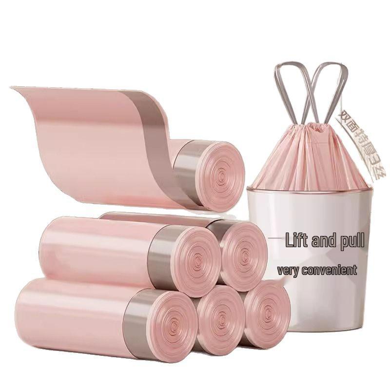 Ice Berry Thickened Drawstring Garbage Bags for Home & Dorm Use