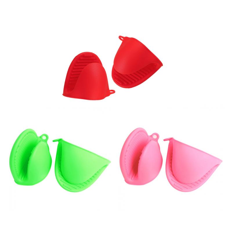 Silicone Heatproof Gloves for Oven Microwave Thickened Kitchen Baking Mitts