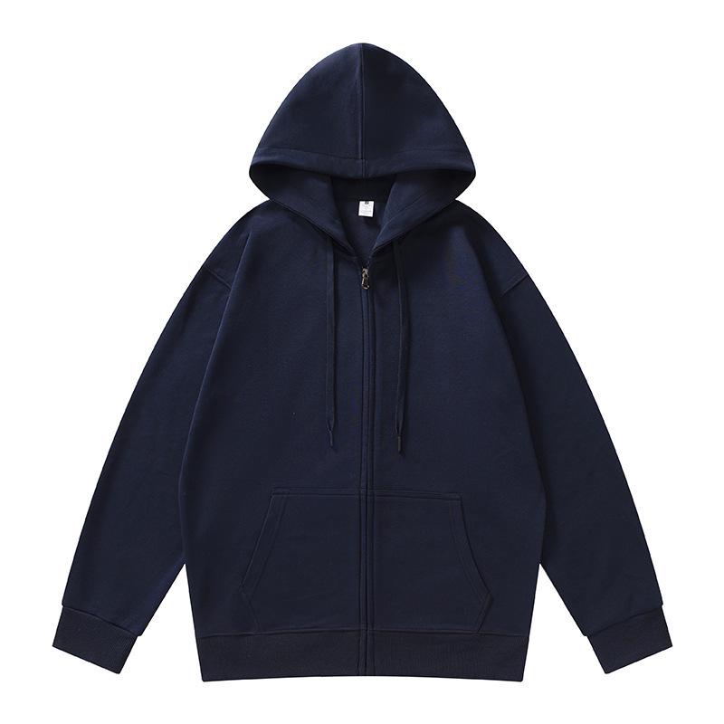 Bluza rozpinana z kapturem w stylu hongkońskim, unisex – Codzienna kurtka sportowa dla mężczyzn i kobiet