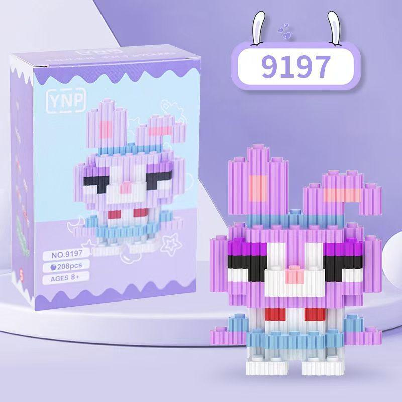 Cartoon Educational Building Blocks: DIY Simulation Models, Blind Box Gifts, and Figurines for Children
