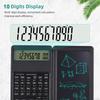 Foldable Scientific Calculators With 6 Inch Writing Tablet Digital Drawing Pad Graphing For Office Business School