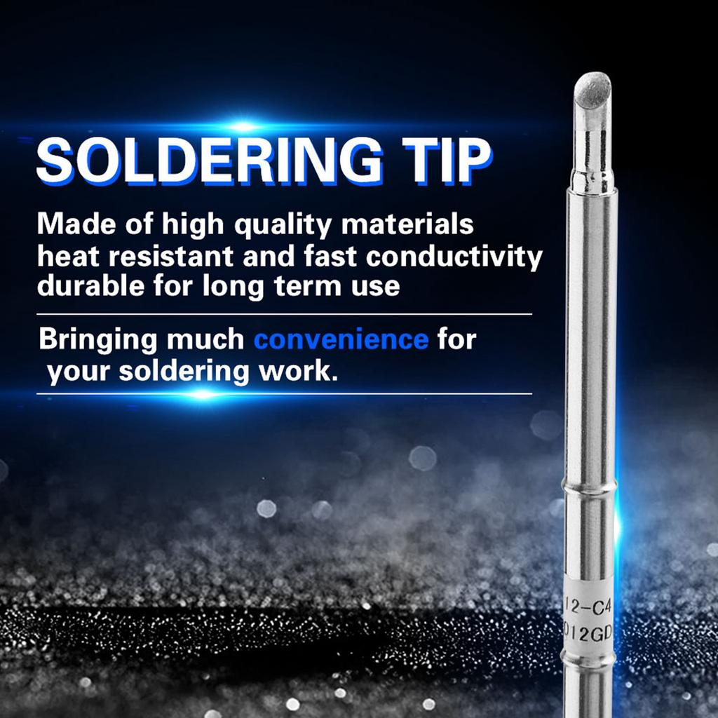 T12 Series Soldering Iron Tips Welding Tool Replacement for FX 951 Rework Station