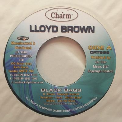 7inch Record LLOYD BROWN - Black Bags CRT998 Charm 2004 UK Reggae, Ska & Dub Used