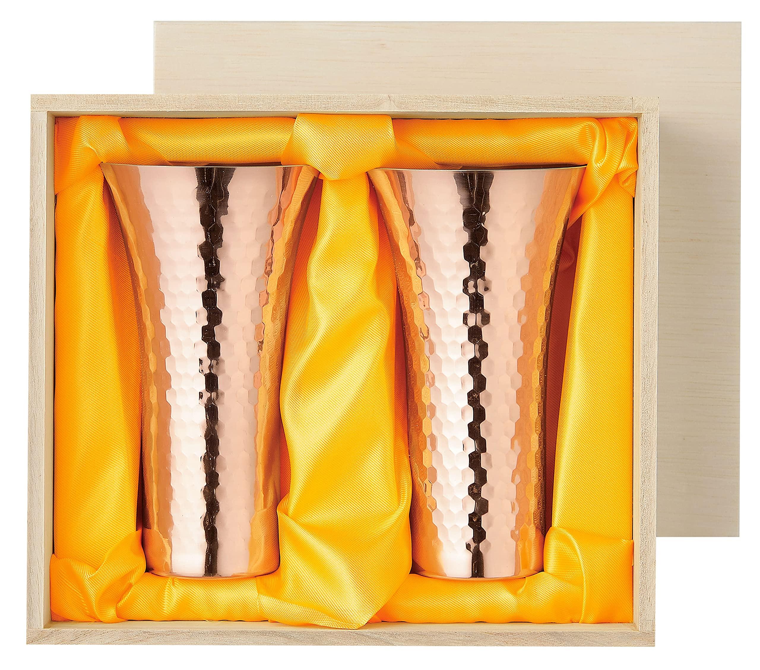 

Кружка из чистой меди Asahi Ultimate, Пивная кружка из чистой меди, 380 мл, Подарочный набор из 2 штук, Спецификации подарочной упаковки