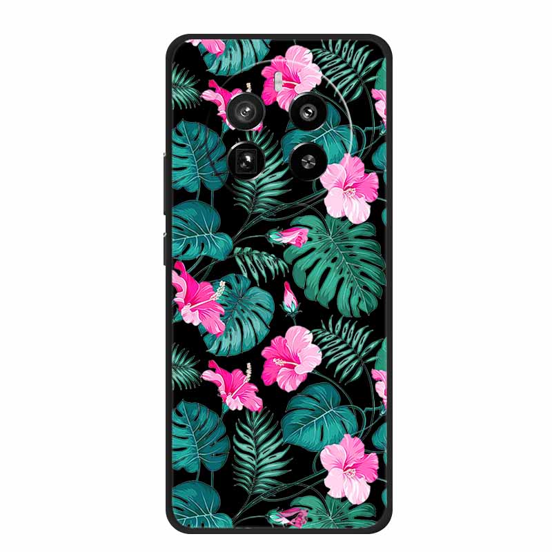 Funda For Honor Magic7 Pro Case Cute Cartoon Black Silicone Soft Phone Cases For Honor Magic 7 Pro Back Cover Case 7Pro Coque