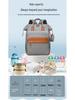 2024 High-End Winter Mommy Backpack: Wet & Dry Separation, Large Capacity, Double Shoulder, Perfect for Outings with Baby.
