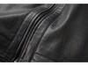 Men's Leather Jacket for Winter and Autumn - Thick Velvet Lining, Casual & Warm 