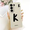 For Tecno Camon 50 Pro 4G CN5c Lucky Initial Letter Phone Case For Tecno Camon 50Pro 4G Soft Silicone Cases Bumpers