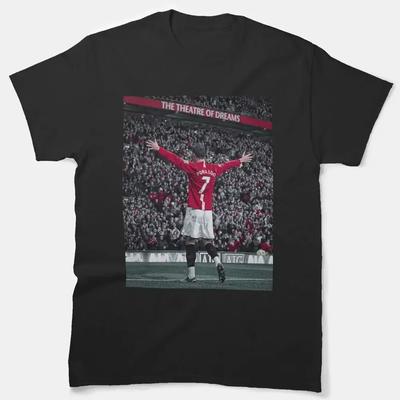 Cristiano Ronaldo Classic Retro Anime Graphics Unisex Short Sleeve T-shirt High Quality Graphic T Shirts Y2k Top Women Clothing