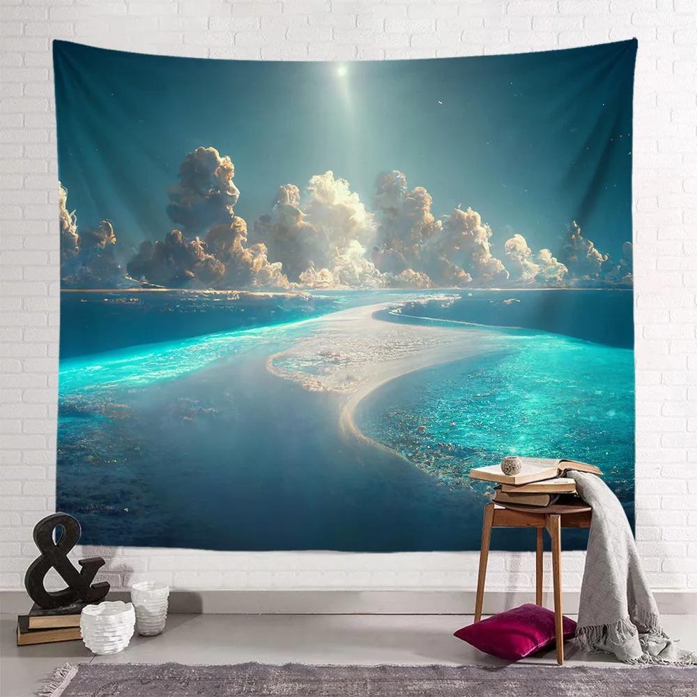 

Волшебное небо креативный узор подвесная ткань украшение на стену дома гобелен спальня гостиная гобелен 100x75cm