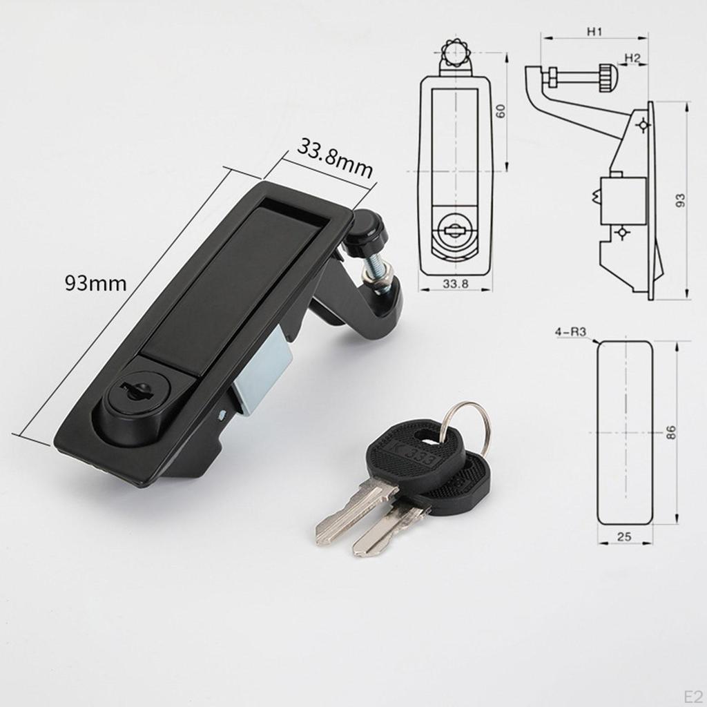 Accessori Chiusura a Scatto di Compressione Sostituisce Direttamente Premium Installazione Facile Ferramenta Azionata a Mano