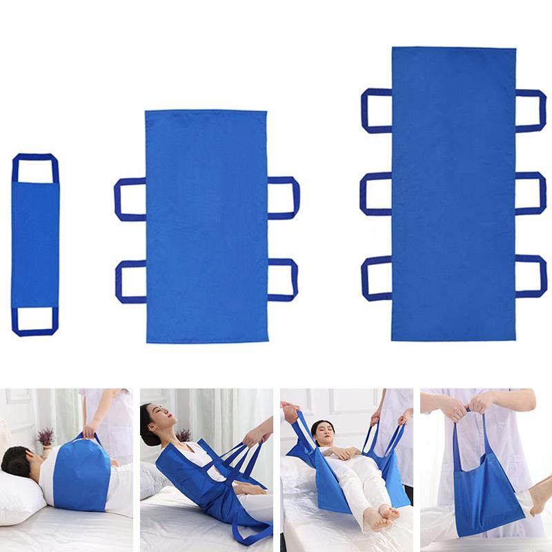 Wheelchair Transfer Aid for Patient Bed Mobility Elderly Nursing Lift Belt Sling with Portable Comfort Handles