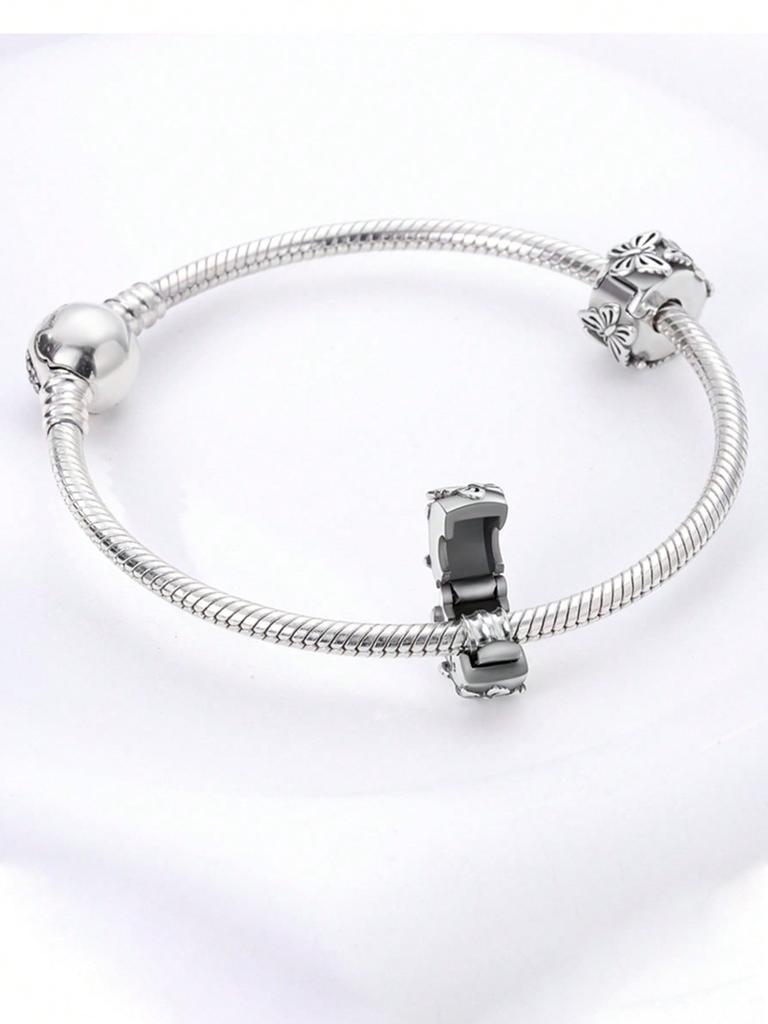 Charms Plata Copper Colors Colorful Butterfly Golden Bow Beadspendant For Original Bracelet For Women Diy Jewelry Love Gift