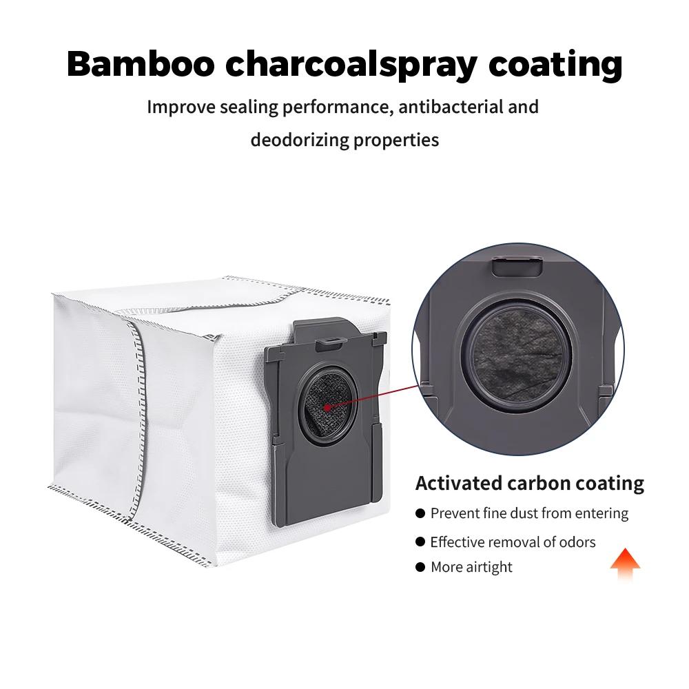 Main Brush Filter Mop Cloth Bag For Dreame X50 Ultra /X50 Pro/S40 Enhanced/X50 Master/L40S Pro Ultra /L50 Pro Ultra/ MOVA V50 Ultra/X40 Pro Enhanced