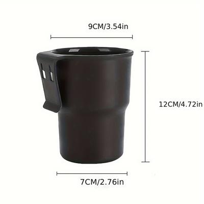 Car Cup Holders with 2pcs Suspension Brackets - Durable Plastic, Multi-functional Drink Racks and Auto Accessories