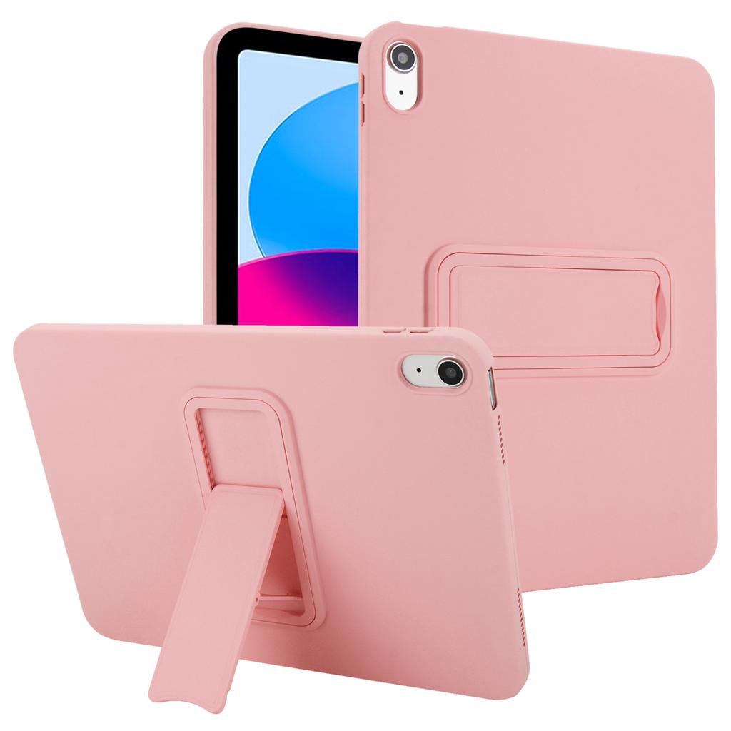 For iPad (2025)/10.9 (2022) Case TPU+PC Skin-Friendly Kickstand Tablet Cover