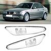 1 Pair Turn Signal Side Marker Lamp Cover 63137165915 63137165916 Fit for E46 325i Transparent