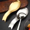 Stainless Steel Spoon Rest Ladle Holder For Kitchen Cooking Utensils Spatula Rack Corrosions Resistant Dishwasher Safe
