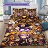 Eulenhaus Muster Bettwäsche, Steppbett Set Bettbezug Kissenbezug Zuhause Geburtstagsgeschenk (1 Bettbezug + 2 Kissenbezüge, ohne Füllung)XSJT0917418