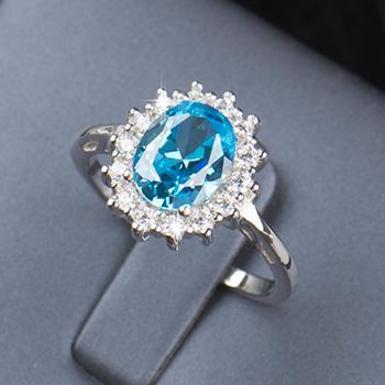 

2.0Ct Fasion Real Solid 925 Sterling Silver Ring Fashion Women Gift 5A Zircon Jewelry Brand Wedding Engagement Silver Rings 5