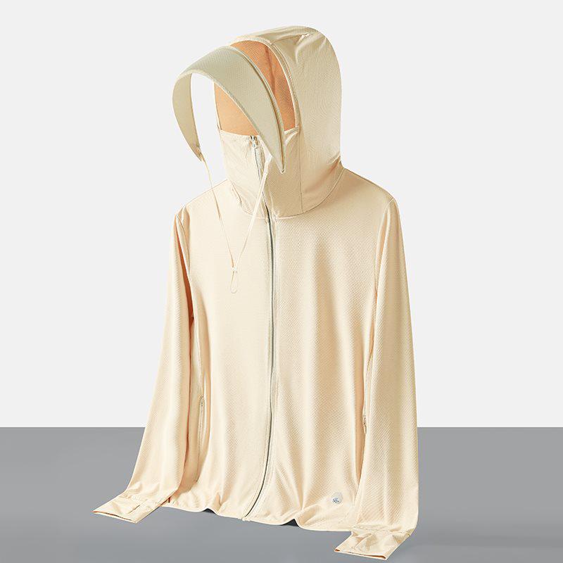 2026 UPF50+ Ice Silk Sun Protection Unisex Lightweight Breathable Summer Outdoor Clothing - Dark