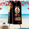 Galatasaray Edge Print Beach Towel, Large Soft Quick Dry Towel for Beach Camping Swimming