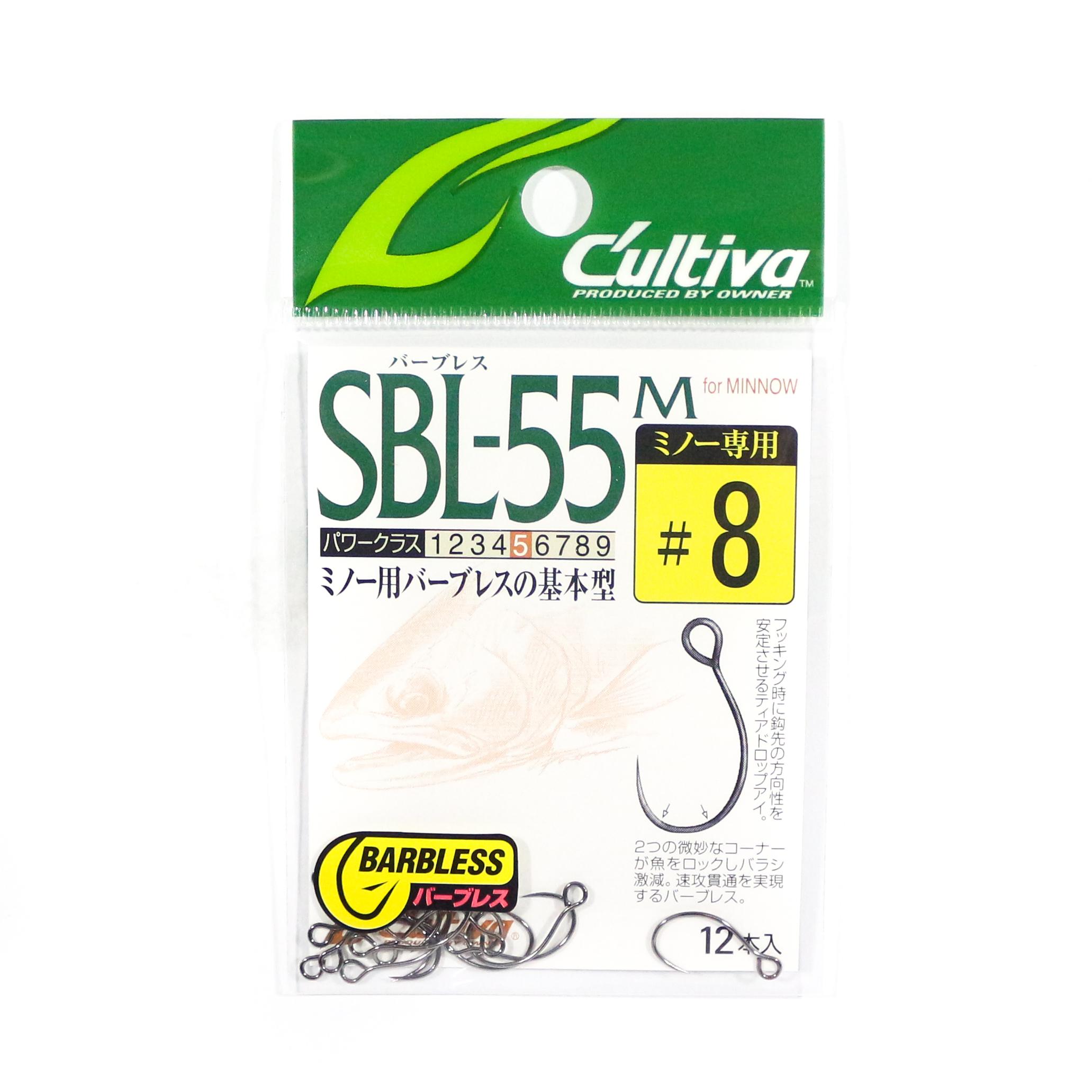 

Одинарный крючок Owner SBL-55M для приманки без бородки, размер 8 (8723)