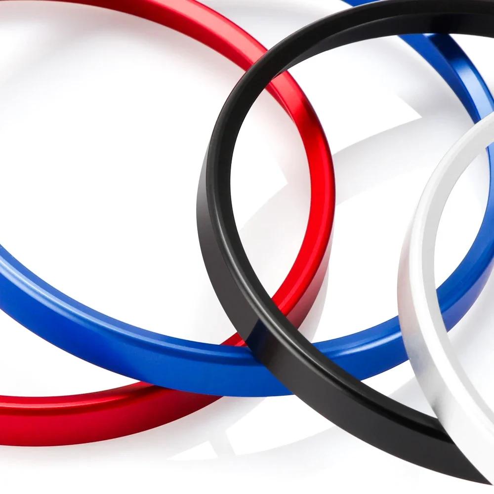 Car Headlight Switch Decorative Frame Trim Ring Sticker Fit for Volkswagen VW Golf Jett MK5 MK6 Passat B6 B7 CC Touran Tiguan