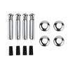 4PCS Car Door Pin Lock Knob Pull Pins Cover For Mitsubishi Ralliart ASX Galant Mirage L200 EVO Xpander Pajero