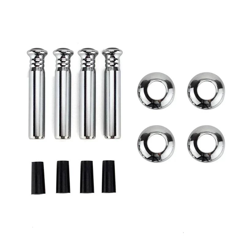 4PCS Car Door Pin Lock Knob Pull Pins Cover For Mitsubishi Ralliart ASX Galant Mirage L200 EVO Xpander Pajero