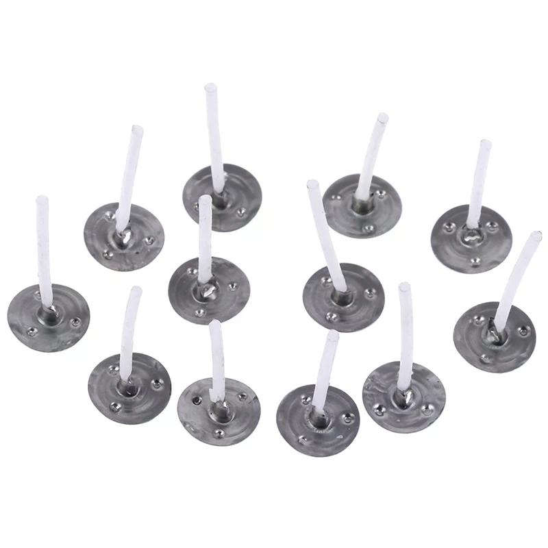 100Pcs Kerzen Form Docht Tabs Umweltfreundliche Kerze Erhalter Herstellung Aus Reiner Baumwolle