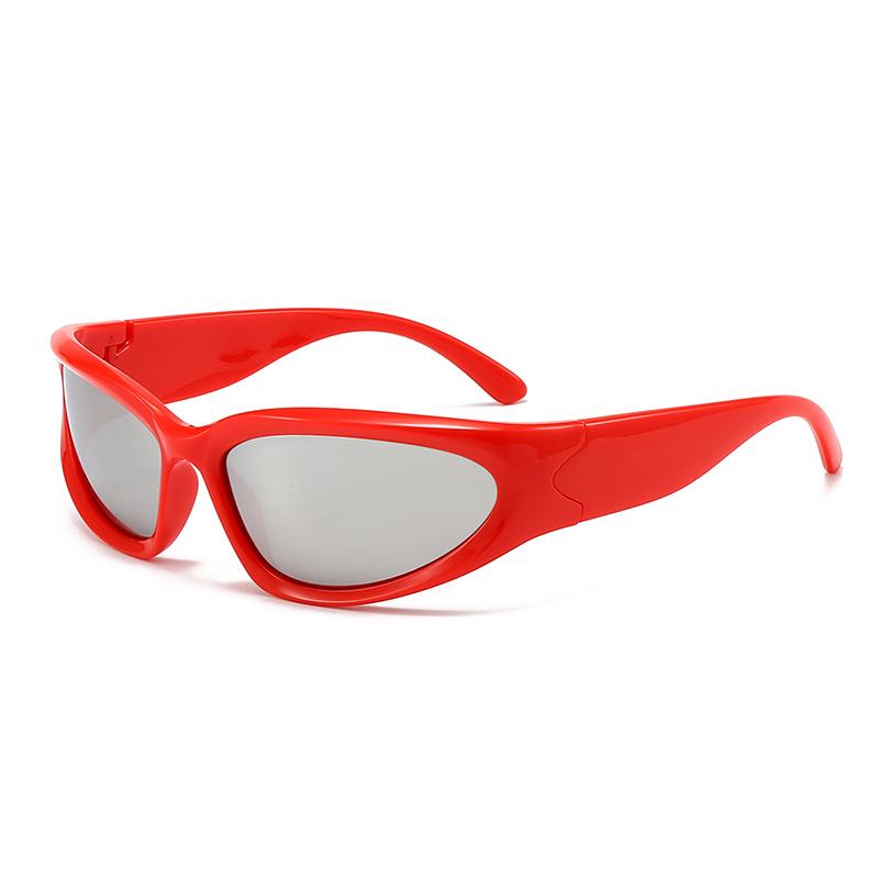 New Futuristic Men's Cycling & Y2K Millennial Hot Girl Sunglasses: Trendy Cross-Border Fashion