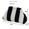 Polyester Cosmetic Clutch Bag Breathable Stain Resistant Large Capacity Makeup Bag for Ladies Daily Travel Gift