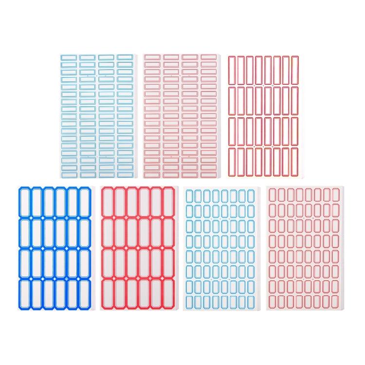 50 Sheets Writeable Labels Adhesive Sticker Jams Label Small Blank Sticker Sticker for Home School Office
