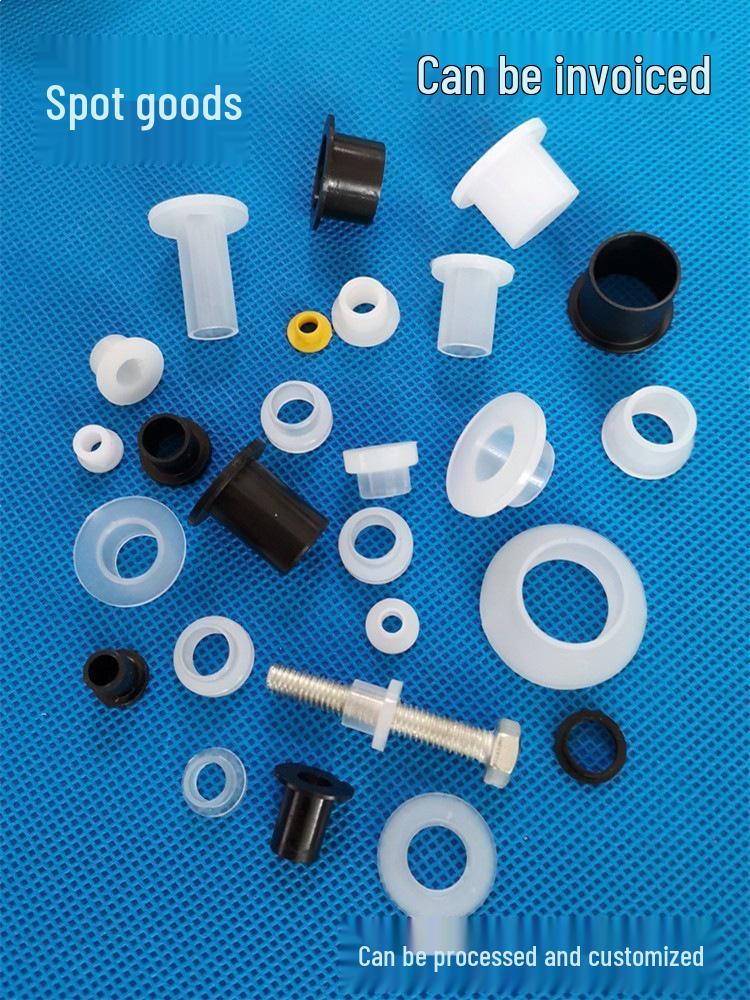 Wear-Resistant Nylon Flange Shaft Bushing for Insulation Support