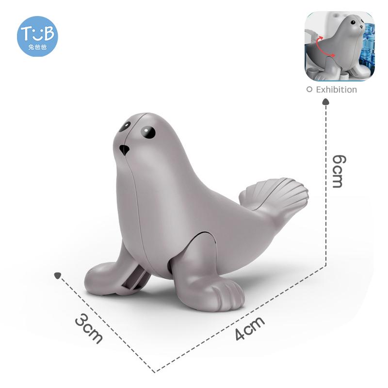 Big Building Blocks Marine Farm Animal Cat Dog Accessories Lion Shark Compatible With Duploed City Education Children Gift Toys