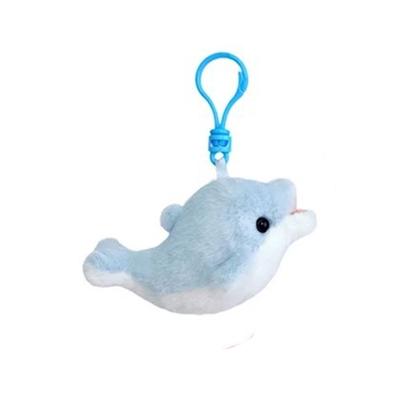 Lovely Marine Animal Plush Keyring For Office Student Stress Relief School Bag Pendant Women Purse Hanging Decoration