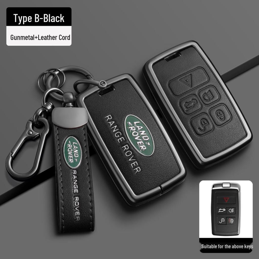 Land Rover Key Case for Range Rover Evoque, Defender, Velar, Discovery Sport, Discovery 5 - Lan Yun Buckle