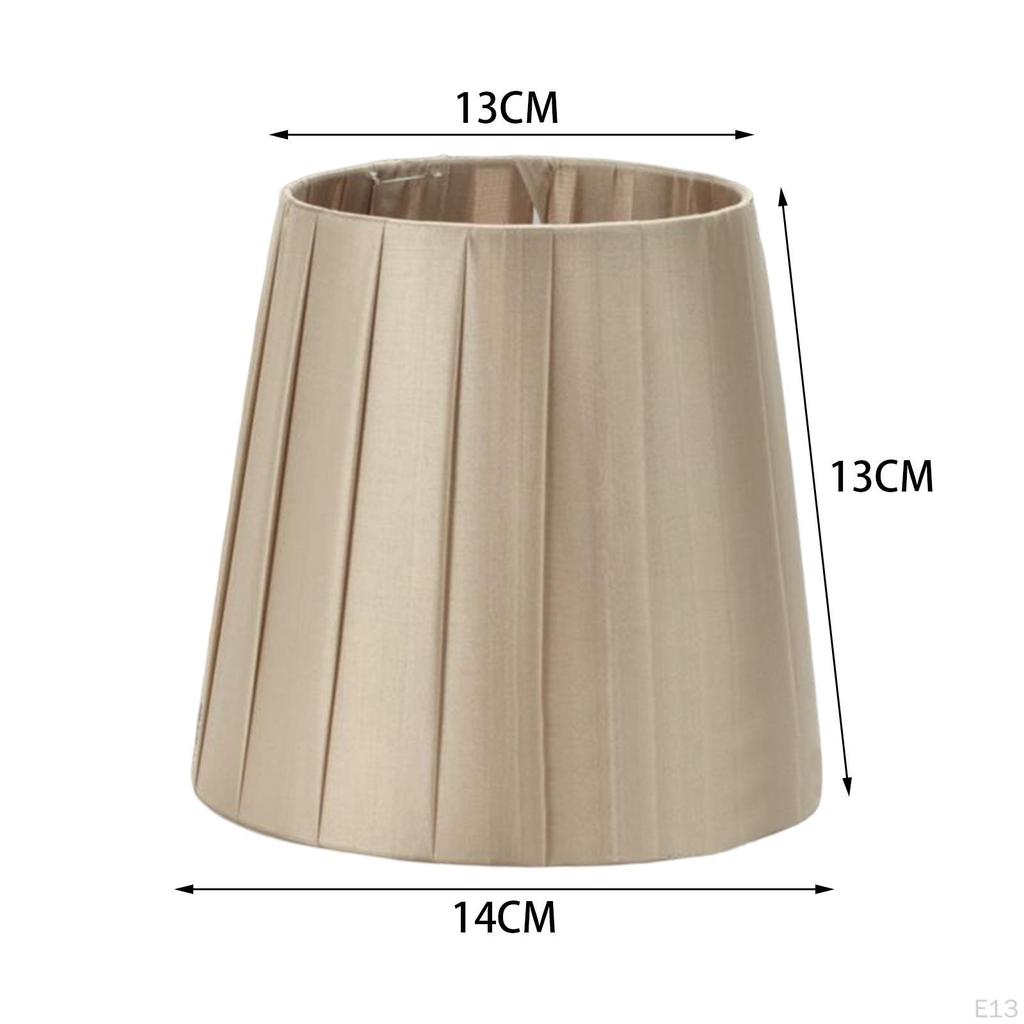 Lamp Shade for Table Lamp, Desk Cover, Replacement Pleated Lampshade Kitchen, Home, Decor