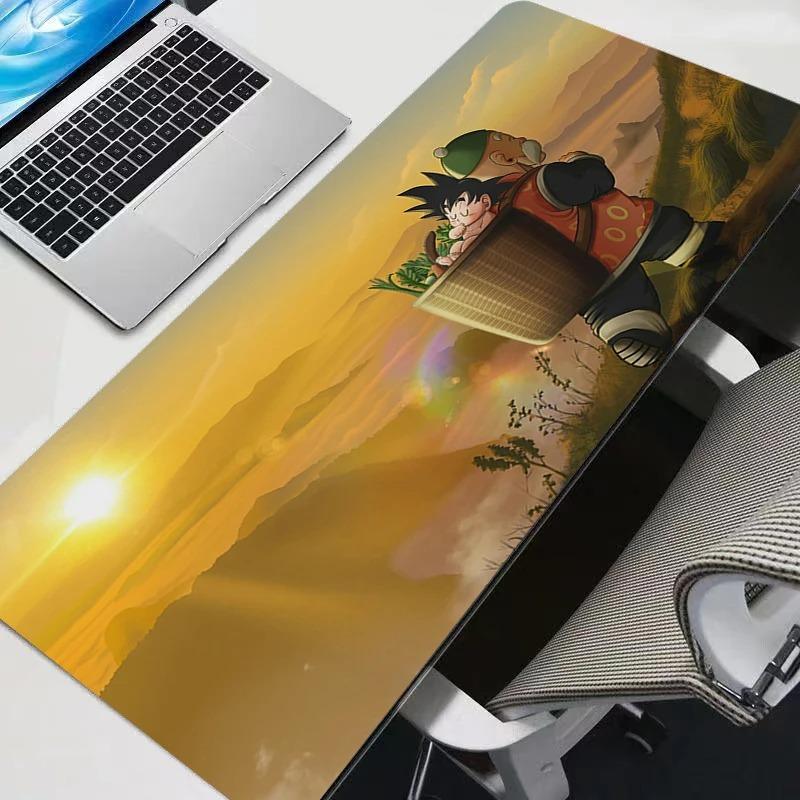 Colorful Gaming Keyboard Rug Home Laptop Japan Cool Anime Mouse Pad XL Black DBZ Dragon Ball Z Desk Mat PC Gamer Carpet Mousepad