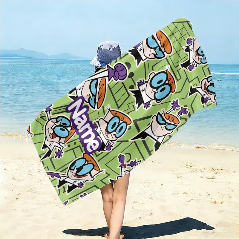 Personalized Classic Looney Tunes Compilation Beach Towel Microfiber Beach Towel Thin Absorbent for Beach Swimming Yoga Bath Sports. 091022