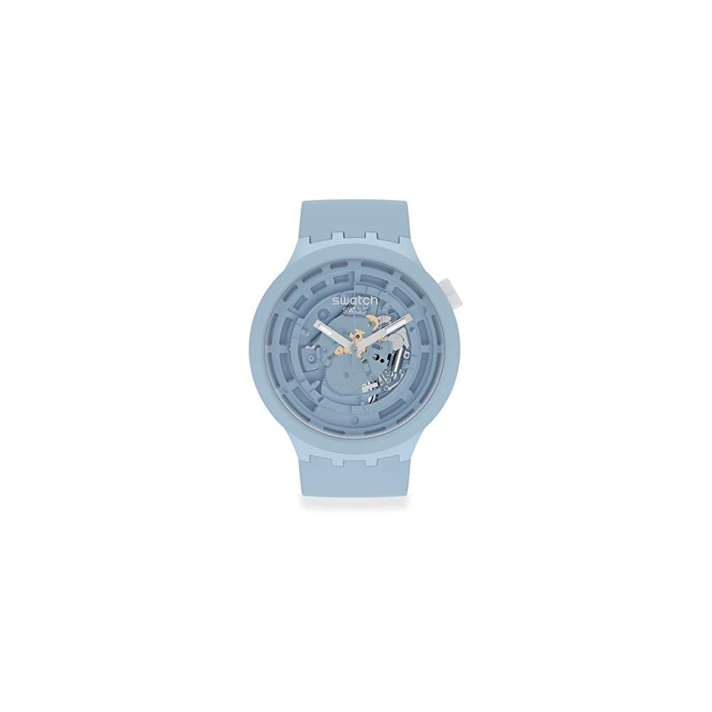Swatch Big Bold Next C-Blue Men s Watch SB03N100 43mm Water Resistant Stylish Design