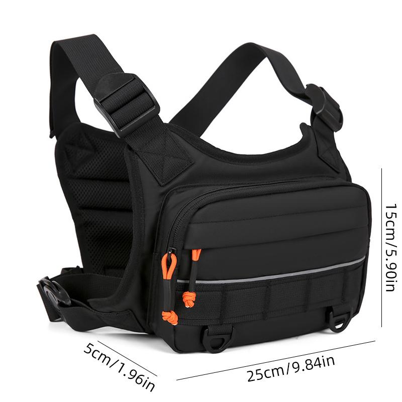 Front Chest Bag Camping Vest Backpack for Men Women Running Tactical Pack Sports Outdoor Cycling Running Fishing Travel Rig Bag