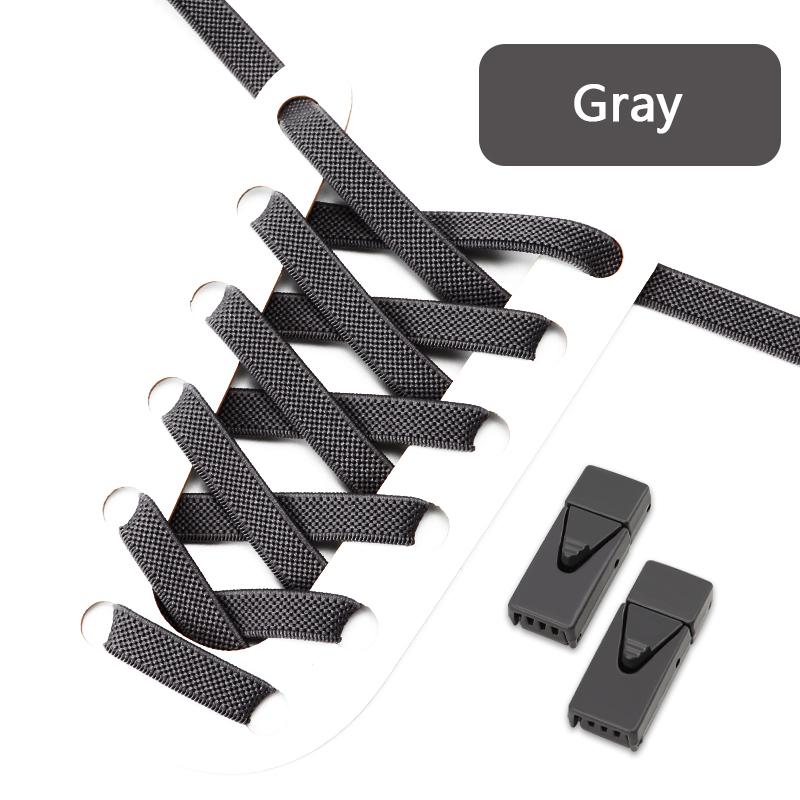 Kleurrijke Lock Veterschoenen zonder strikken Elastische Veters Sneakers Tennis Geen Strik Schoenveters Kinderen Volwassene Brede Schoenveter Schoen Accessoires
