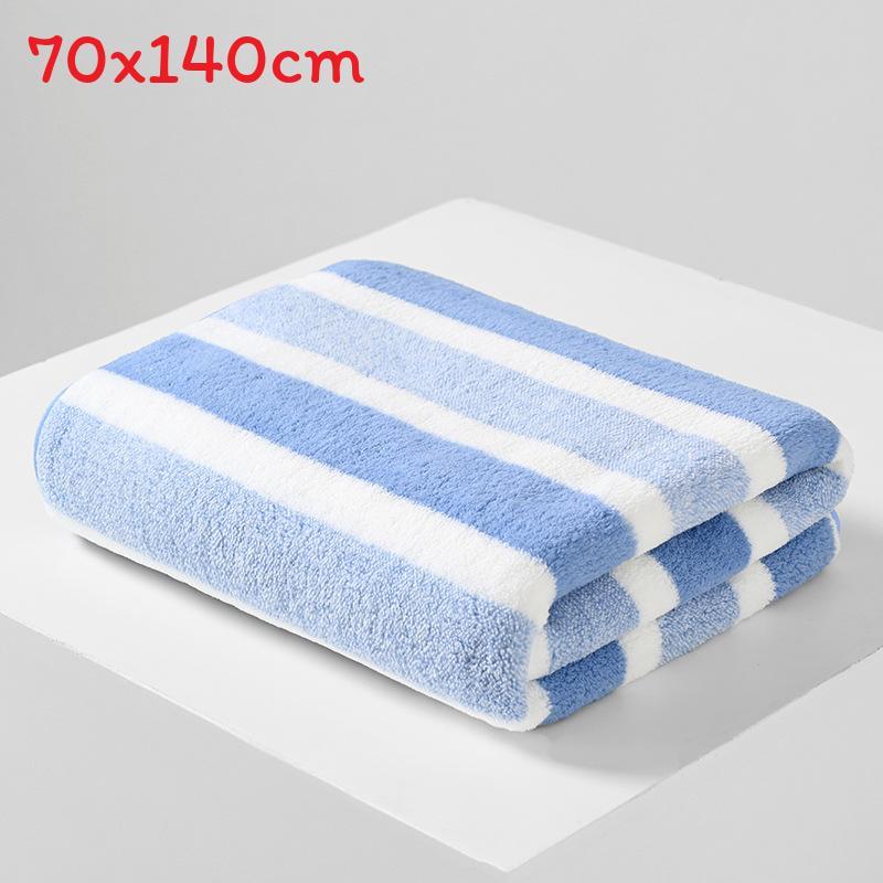 Bath Towel Wrap Coral Fleece Thick Large Absorbent Home Use For Face And Body